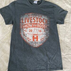 Houston Livestock Show & Rodeo 2016 Collectable Graphic T-shirt Size S Texas